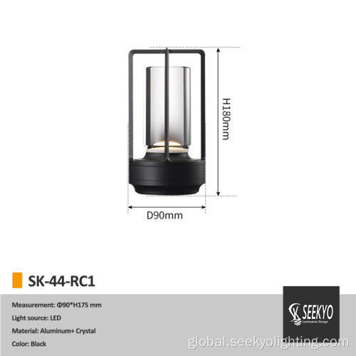 Rechargeable  Table Lamp Portable rechargeable LED crystal table lamp Supplier